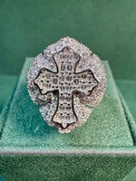 THE CHROME CROSS RING 2