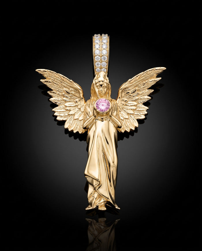 Angel custom pendant by AVM Gems