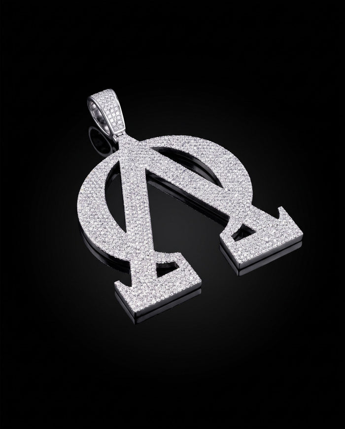 Alpha Omega custom pendant by AVM Gems