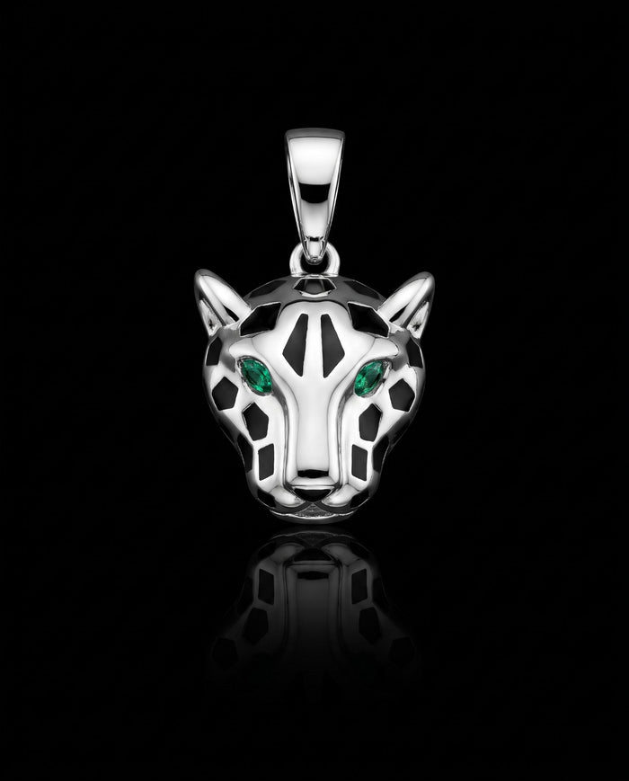 Panther Head custom pendant by AVM Gems