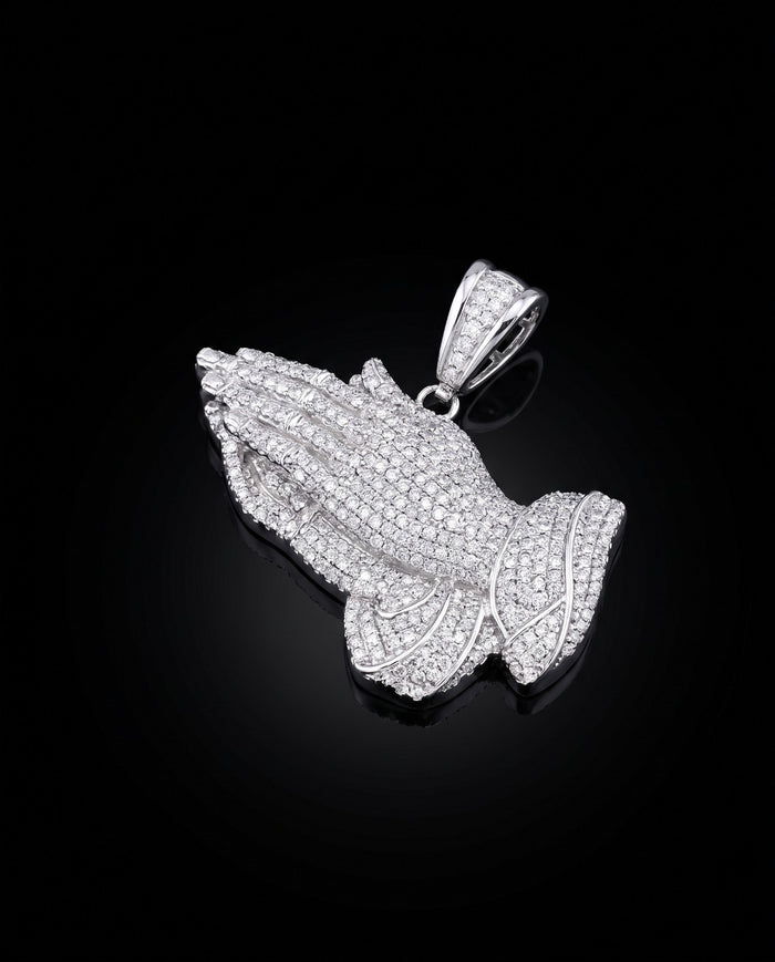 Praying Hands custom pendant by AVM Gems