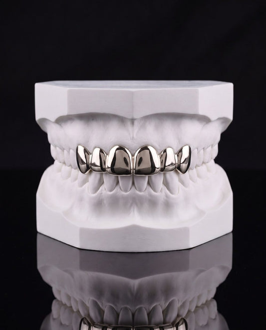 Chrome Row custom grillz by AVM Gems