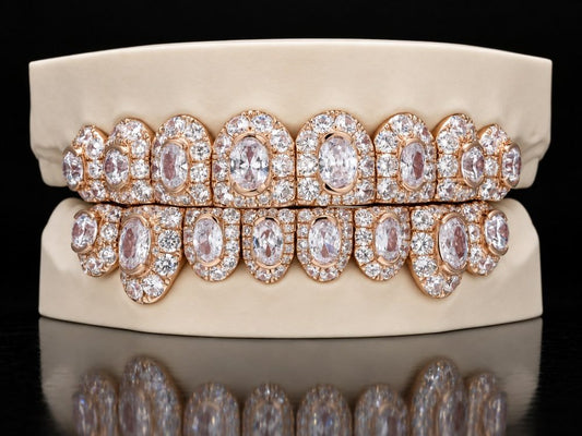 Halo Ovals custom grillz by AVM Gems