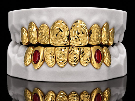 Ruby Cut custom grillz by AVM Gems