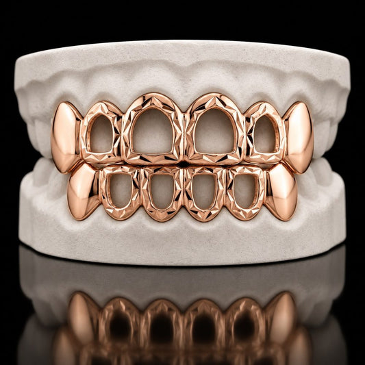 Rose Cut Frames custom grillz by AVM Gems