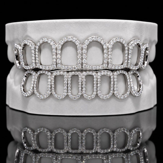 Pavé Frames custom grillz by AVM Gems
