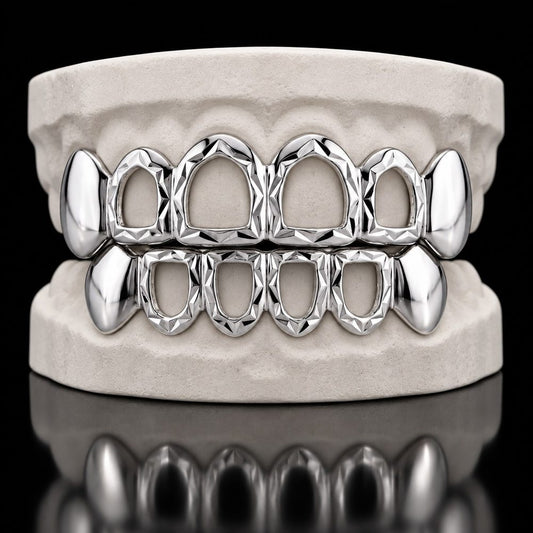 White Fang Frames custom grillz by AVM Gems