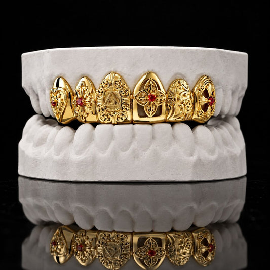 Cathedral custom grillz by AVM Gems