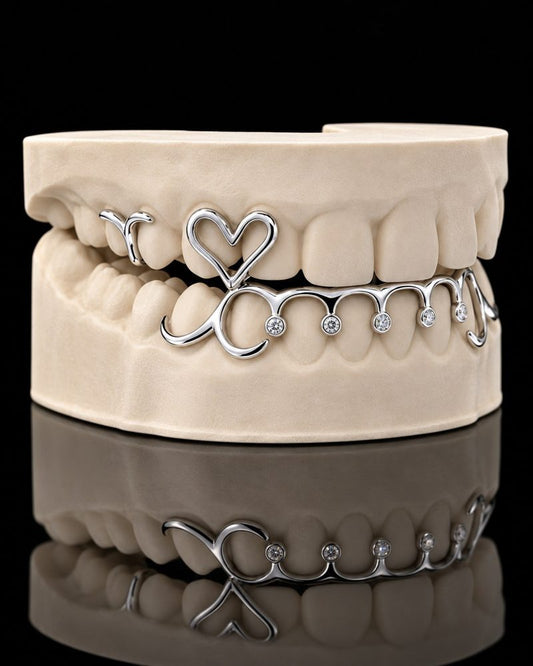 Heart Wire custom grillz by AVM Gems