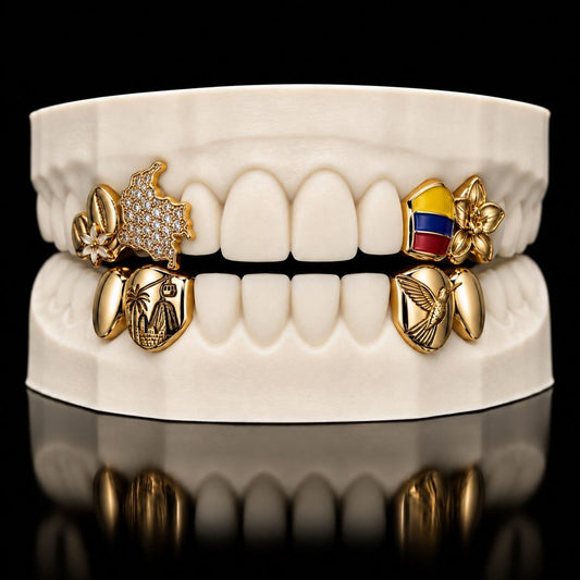 Colombia custom grillz by AVM Gems