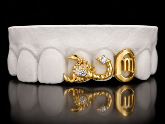 Scorpio custom grillz by AVM Gems