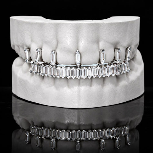 Baguette Row custom grillz by AVM Gems