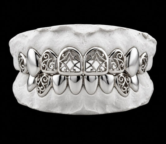 Filigree Set custom grillz by AVM Gems