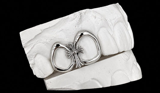 Cross Pair custom grillz by AVM Gems