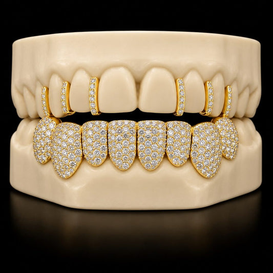 Ice Bottom custom grillz by AVM Gems