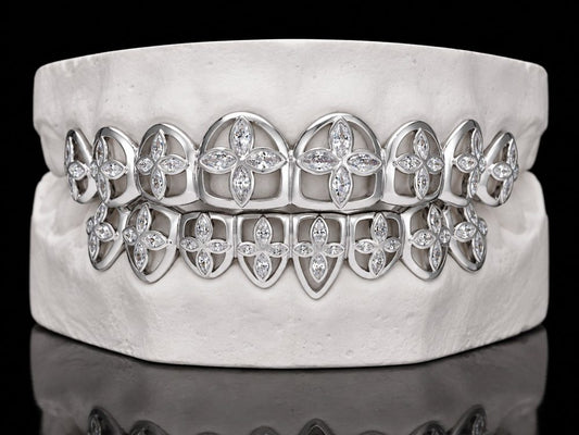 Clover Frames custom grillz by AVM Gems