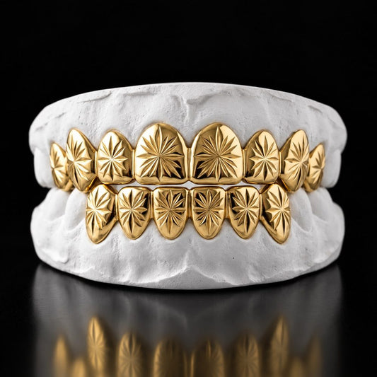 Starburst custom grillz by AVM Gems