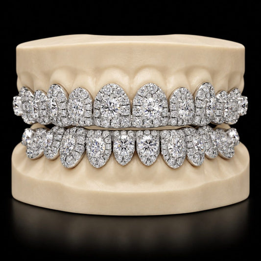 Halo Set custom grillz by AVM Gems