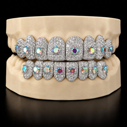 Aurora custom grillz by AVM Gems