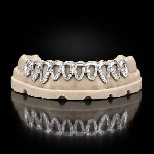 Baguette Windows custom grillz by AVM Gems