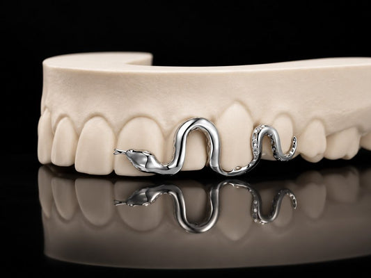 Serpent custom grillz by AVM Gems