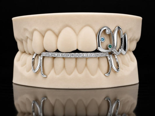 Hook and Ice custom grillz by AVM Gems