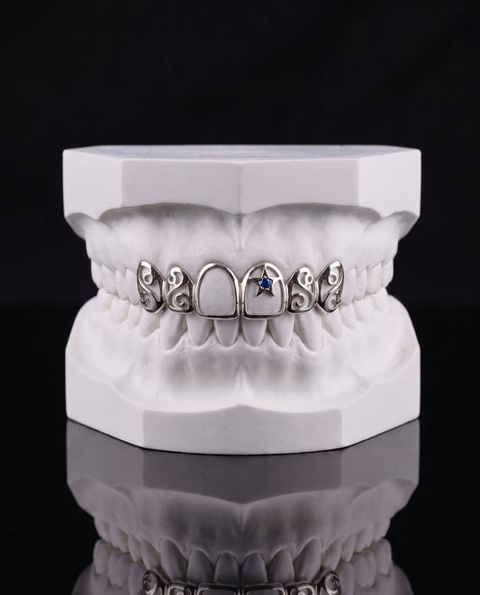 Filigree Star custom grillz by AVM Gems