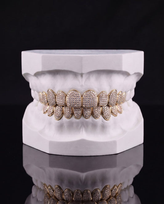 Full Ice custom grillz by AVM Gems
