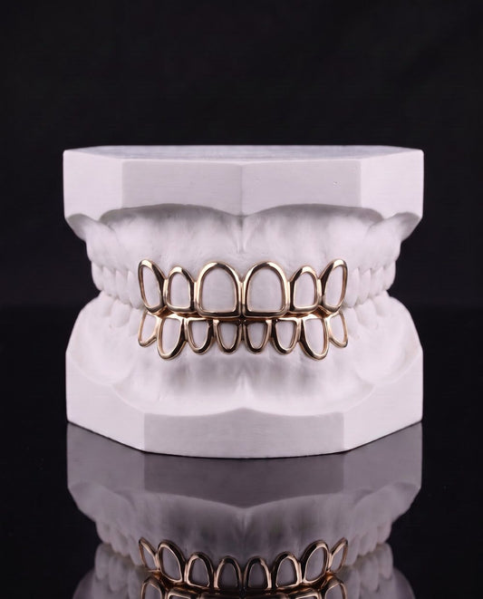 Golden Hour custom grillz by AVM Gems