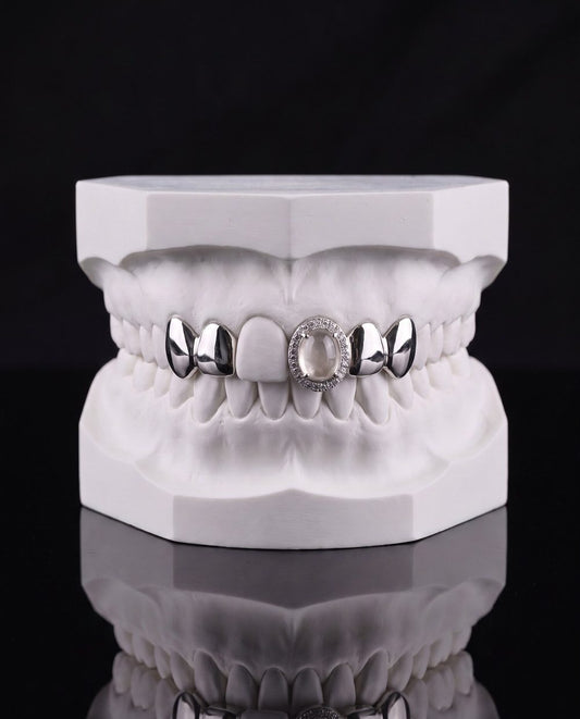 Moon Halo custom grillz by AVM Gems