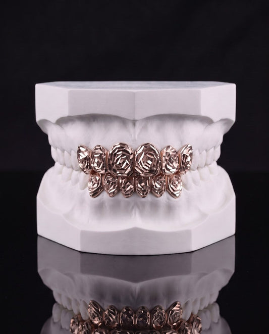 Rose Cut custom grillz by AVM Gems