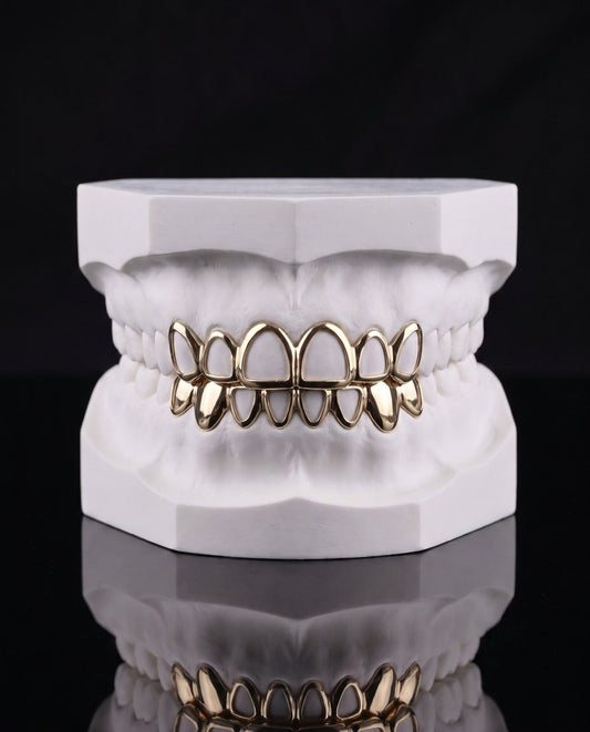 Six Open custom grillz by AVM Gems