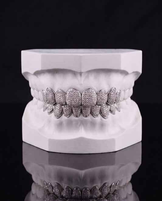 White Ice custom grillz by AVM Gems