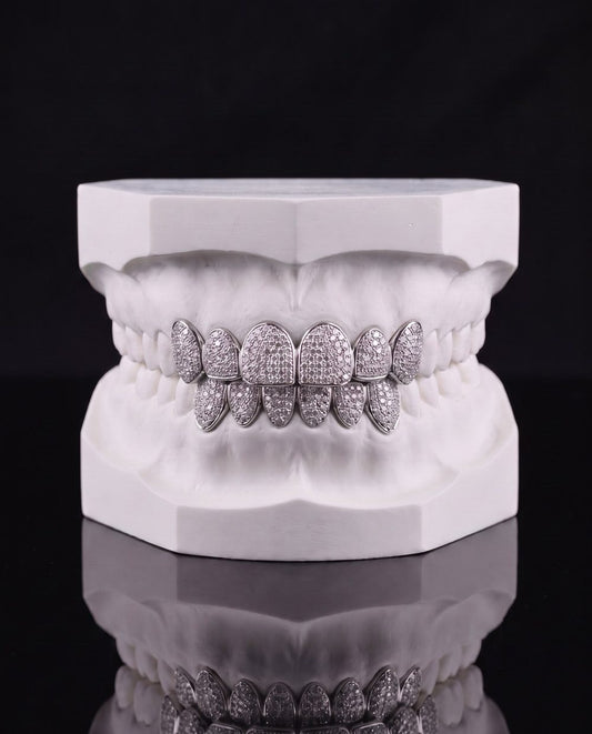 Whiteout custom grillz by AVM Gems